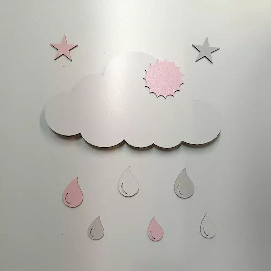 Lumină de perete pentru copii Lumini LED Lemn Nor