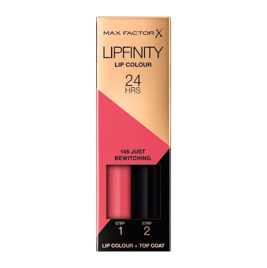 Max Factor Lipfinity Σετ Υγρό Κραγιόν 146 Just Bewitching 4.2gr