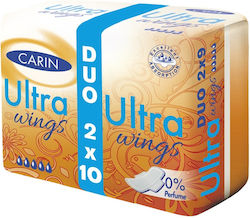 Carin Ultra Hygienepads mit Flügeln 10Stk & 10Stk