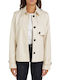Damen Ecru Trenchcoat Oversized