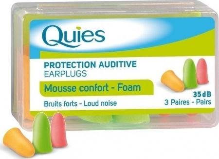 Dopuri de urechi din spumă Quies Comfort 3 perechi