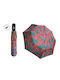 Trend Rezistent la vânt Automat Umbrelă de ploaie Compact Multicoloră