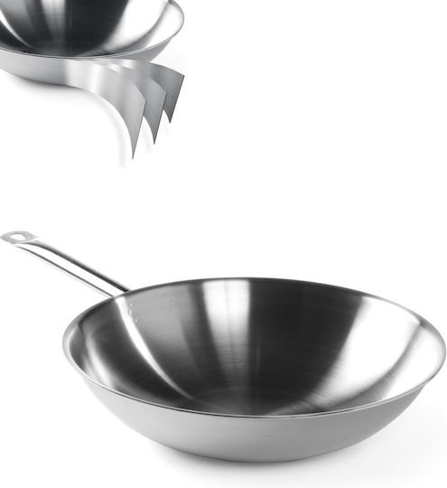 3-ply Wok Pan Without Lid Hendi 839003