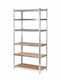 Awtools 6-shelf Rack 200x90x40 Load Capacity 300kg 6.0mm Push-fit Quick Assembly