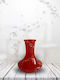Vessel Glass Vaza Narghilea Red 1buc