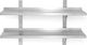 Adjustable Double Wall Shelf 120cm Hendi 811733