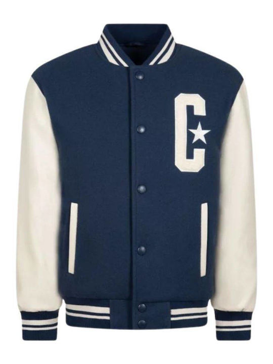 Converse Geacă Casual Pentru Copii Albastru Marin