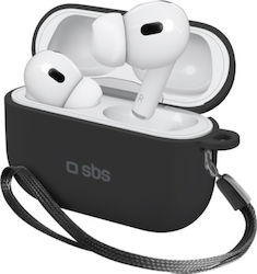 SBS Θήκη Σιλικόνης σε Μαύρο χρώμα για Apple AirPods Pro