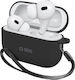 SBS Hülle Silikon in Schwarz Farbe für Apple AirPods Pro