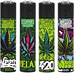 Clipper Lighter Flame Graff Weed