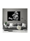 Πίνακας Καμβά Michael Jordan Black White Knv1067 45cm X 65cm