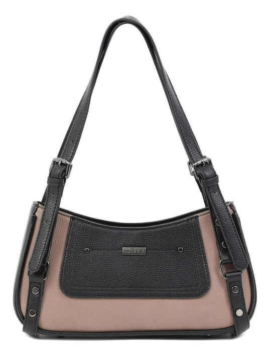 Doca Damen Tasche Schulter Schwarz