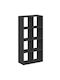 Bookcase Black 69.5x29x137.5cm