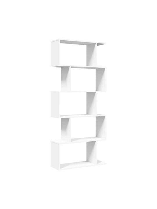 Bookcase White 70x24x161cm