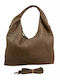 Damen Tasche Schulter Braun