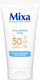 Mixa Daily Invisible Ενυδατική Κρέμα Προσώπου Ημέρας με SPF50 με Υαλουρονικό Οξύ 50ml