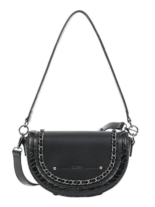 Doca Damen Tasche Schulter Schwarz