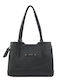 Doca Damen Tasche Schulter Schwarz