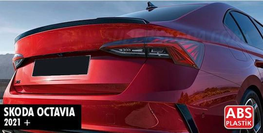 Compatible Roof Spoiler Skoda Octavia 4 Iv 2020-> Glossy Black