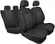 Universal Car Seat Cover Set Front-back Black Textile Material