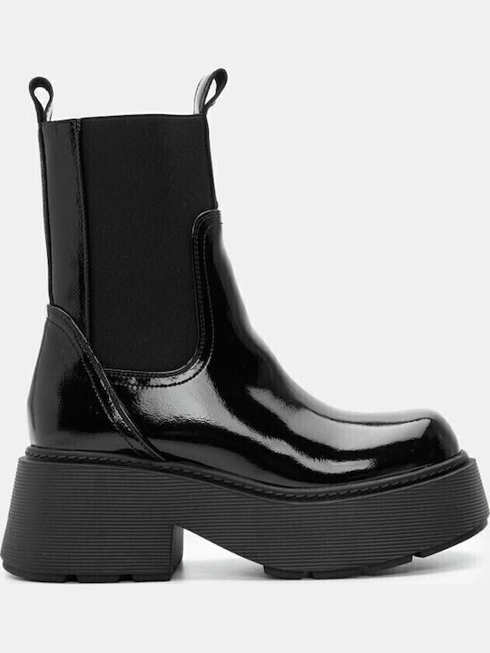 Luigi Wildleder Stiefeletten Damen Schwarz