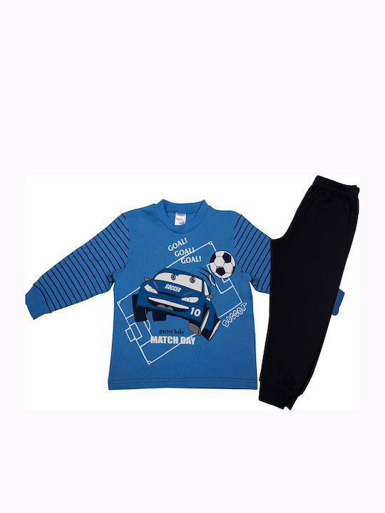 Pretty Baby Kinder Schlafanzug Winterlich Blue
