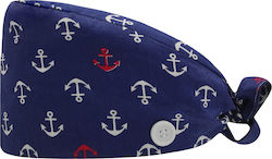 Brims and Trims Унисекс Синя Хирургическа Капачка
