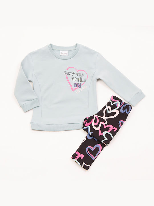 Trax Kids Set with Leggings Winter 2pcs Aqua