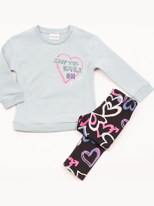 Trax Kids Set with Leggings Aqua 2 Pieces