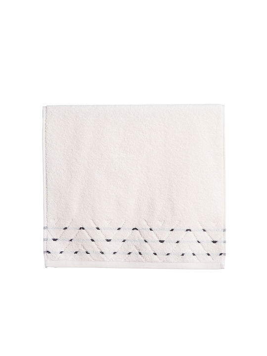 Nef-Nef Homeware Πετσέτα Σώματος Cheville 70x140εκ. Ecru Βάρους 500gr/m²