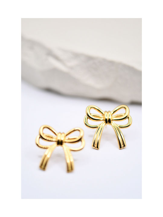 Earrings made of Steel Gold Plated