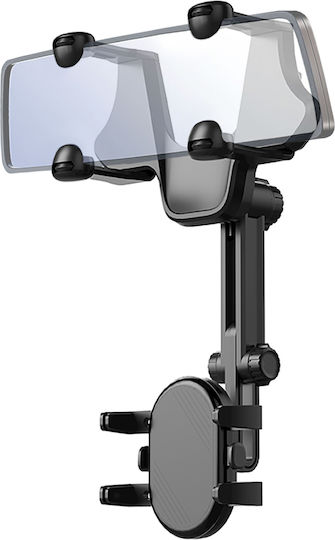 Hurtel Suport Auto pentru Telefon 4.7" - 7" cu cârlige reglabile Neagră