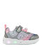 Kids Sneakers with Scratch & Lights Gray