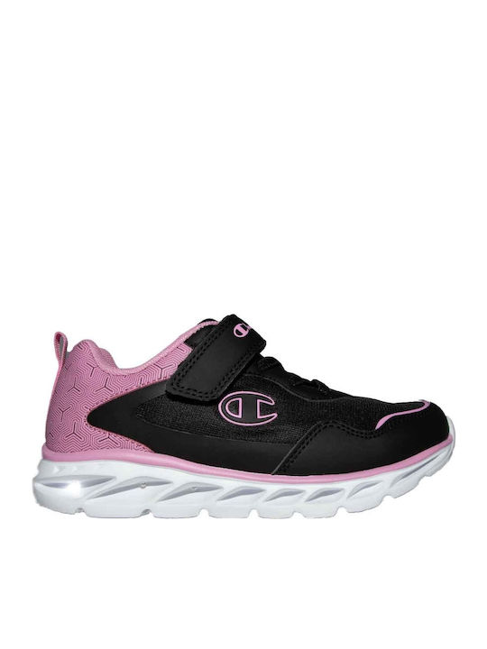 Champion Wave 2 Παιδικά Sneakers με Σκρατς Μαύρα