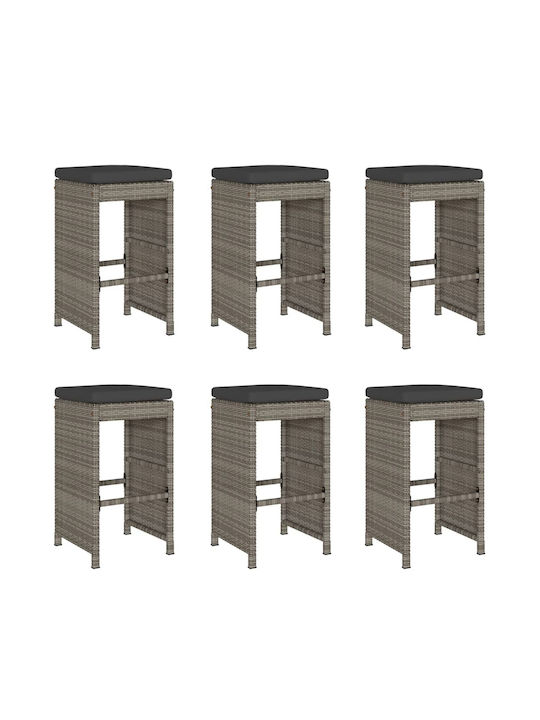 Hocker für Bar Für den Außenbereich Rattan mit ...