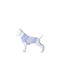 Gestrickter Pullover Woofmoda Freedog Bequem Flieder 25cm