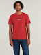 Pepe Jeans Eggo Men's Short Sleeve T-shirt Red