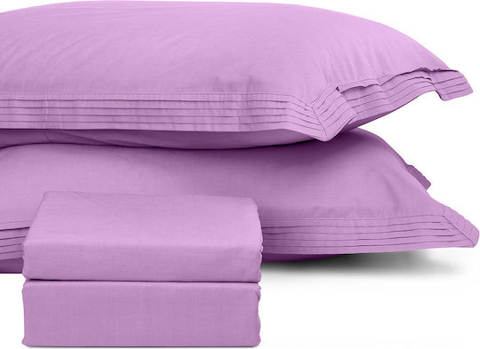 Beauty Home Super Kingsize Steppdecke 220x240cm Lila