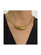 Luminal Necklace from Gold Plated Steel