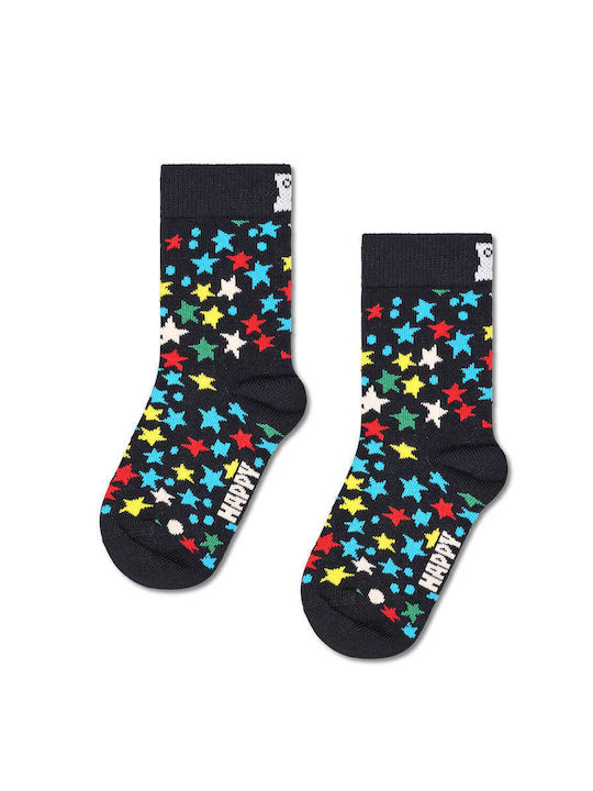 Happy Socks Παιδικές Κάλτσες Μαυρο