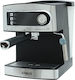 Samus Espressimo 20 Μηχανή Espresso 850W Πίεσης 15bar Ασημί