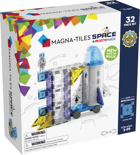 Magna-Tiles Magnetic Construction Toy for Children 3+ years+ Years