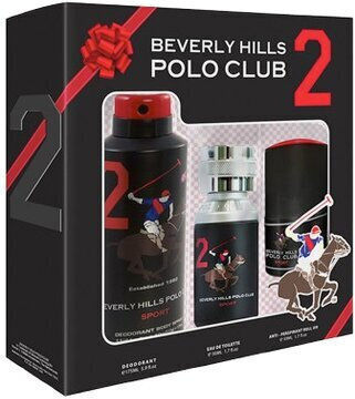 Beverly Hills Polo Club Sport Men's Fragrance Set with Eau de Toilette