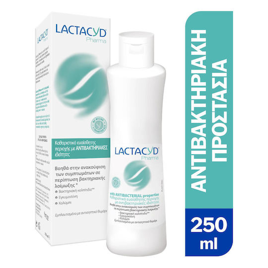 Lactacyd Pharma Antibacterial για Καθαρισμό της Ευαίσθητης Περιοχής 250ml