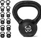 Kettlebell aus Gusseisen 4kg Schwarz