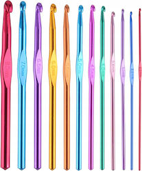 Zola Crochet Set 12 Pieces Different Sizes Colours From 2 Mm To 8 Mm