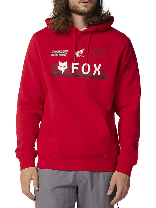 X Honda Sweatshirt mit Kapuze Flame Red