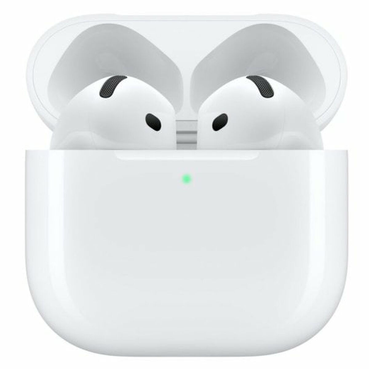 Apple AirPods 4 Earbud Bluetooth Handsfree Ακουστικά με Αντοχή στον Ιδρώτα και Θήκη Φόρτισης Λευκά (MXP63LLA)