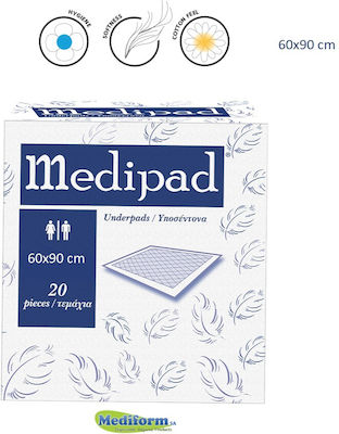 Mediform Medipad Incontinence Underpads 90x60cm 160pcs