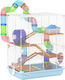Pawhut Rodent Cage 46x30x58cm